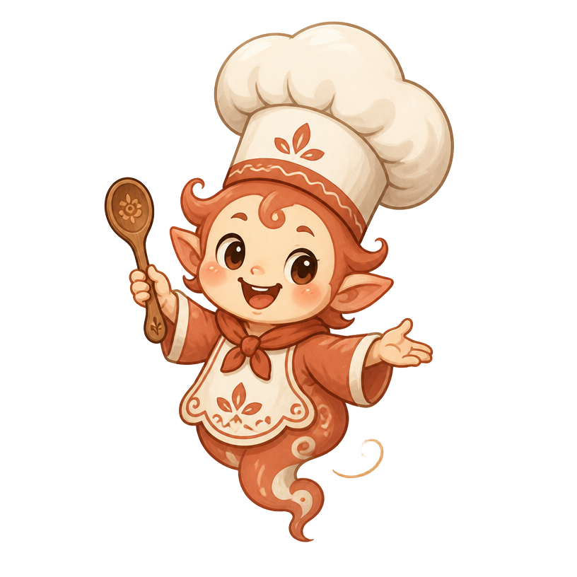 Baba Buddy, the TasteBaba cooking sprite