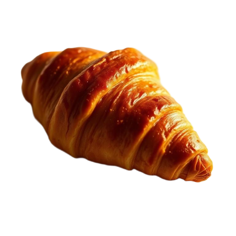 Golden butter croissant