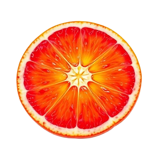 Slice of blood orange